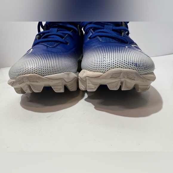 Under Armour High Tops Blue White 1.5Y Cleats 3000195-400 - Picture 11 of 11